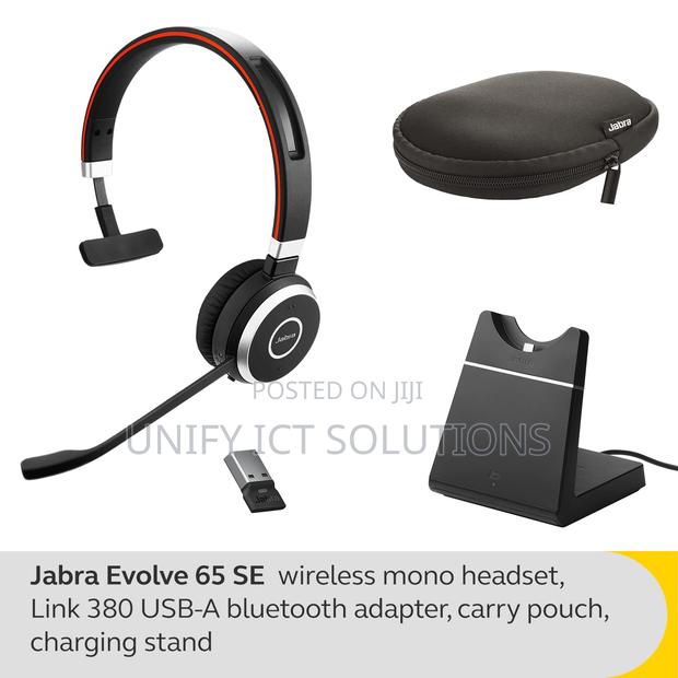 Jabra Evolve 65 Se Stereo Headset With Link380a (Usb-A) (Uc) - main view