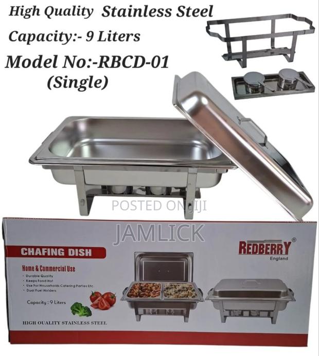Single Partition Chafing Dish - Rd - main view