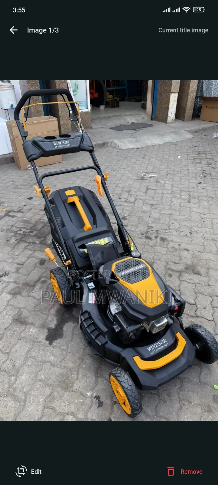 👉 Windsor Lx Technology Petrol Lawn Mower – Heavy Duty