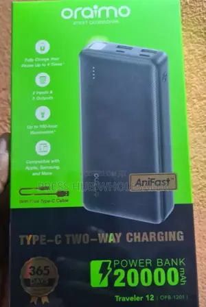 Oraimo Traveler 12 20000mah Power Bank.