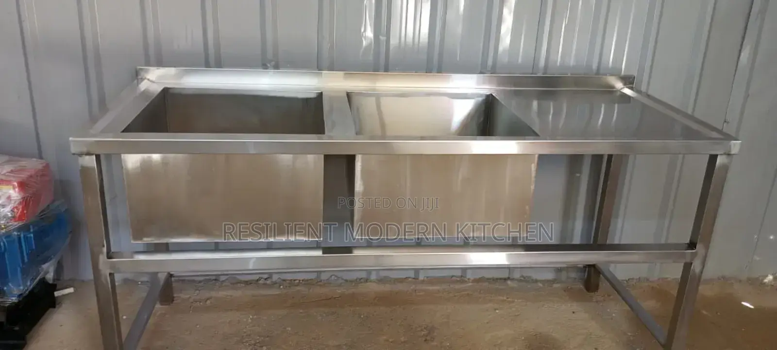 Commercial Stainless Steel Double Sink