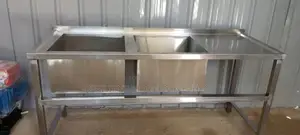 Commercial Stainless Steel Double Sink