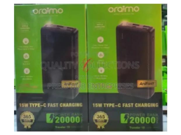 Oraimo Traveler 12 20000mah Power Bank.