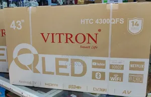 Vitron 43" Qled Smart Android Frameless With Bluetooth