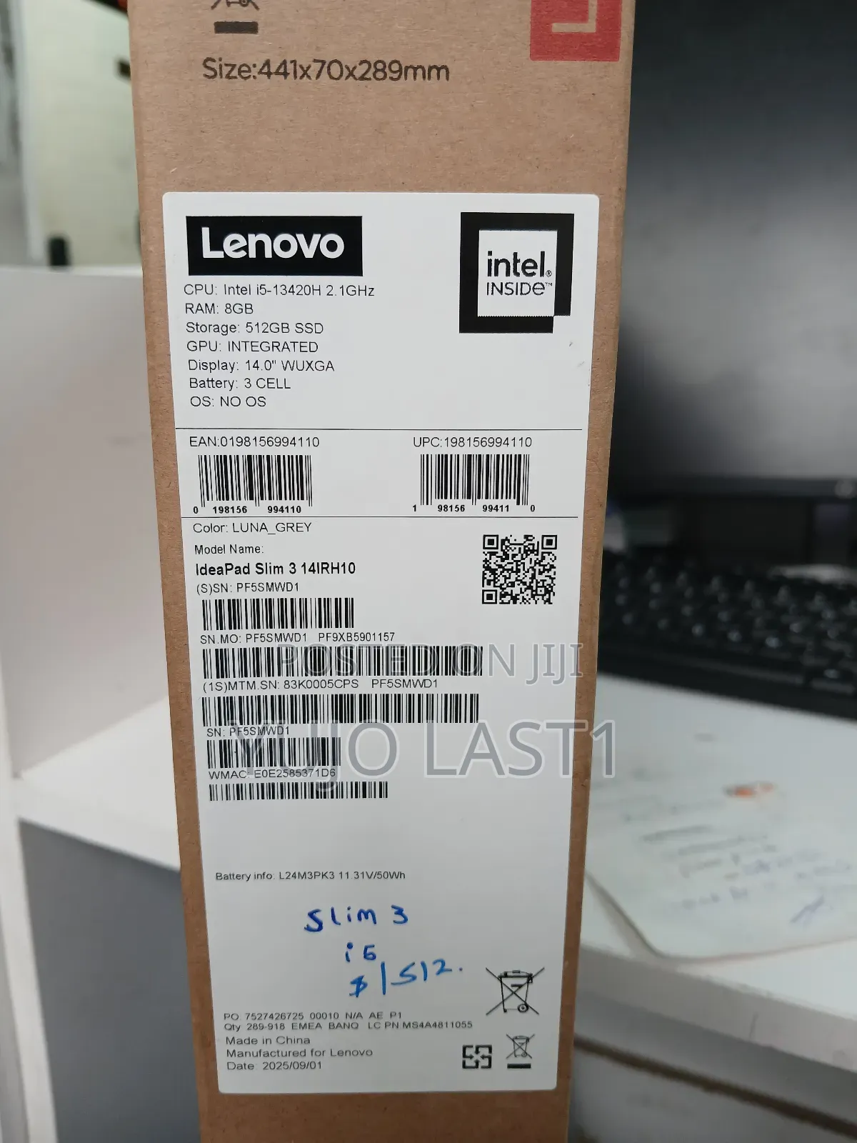 New Laptop Lenovo 16GB Intel Core i7 SSD 512GB