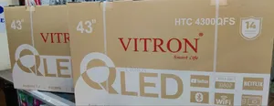 Vitron 43" Qled Smart Android Frameless With Bluetooth