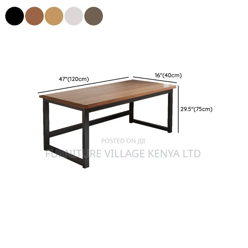Computer Desk Heavy-duty Steel Frame Home Office Workstation