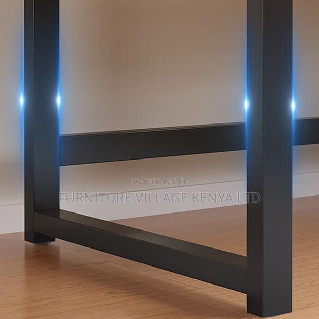 Computer Desk Heavy-duty Steel Frame Home Office Workstation - thumbnail 4