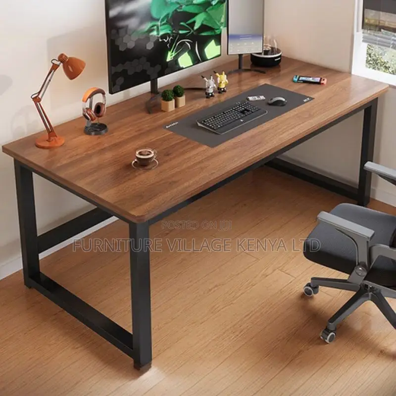 Computer Desk Heavy-duty Steel Frame Home Office Workstation