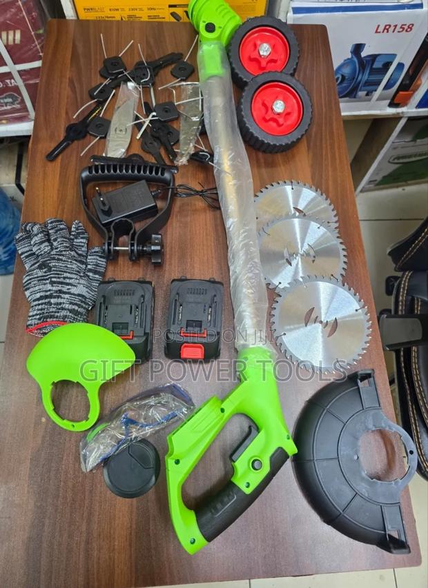 Cordless Brush Cutter and Grass Trimmer Kit/Rechargeable Brush Cutter