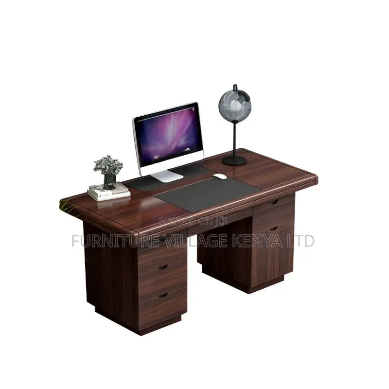 Office Tables: 1400mm Executive Office Desk With Drawers