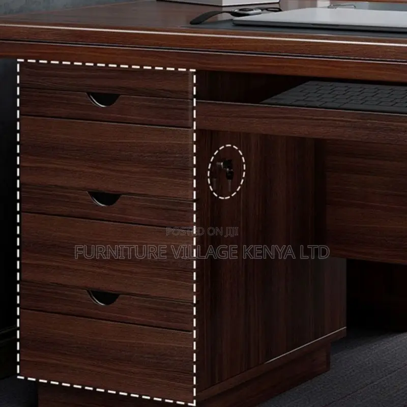 Office Tables: 1400mm Executive Office Desk With Drawers