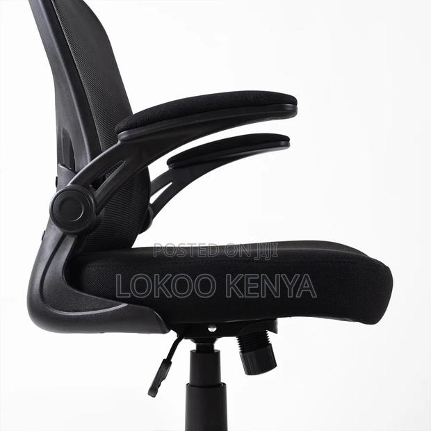 Office Chair ; Flipping Arms Ergonomic Seat - thumbnail 9