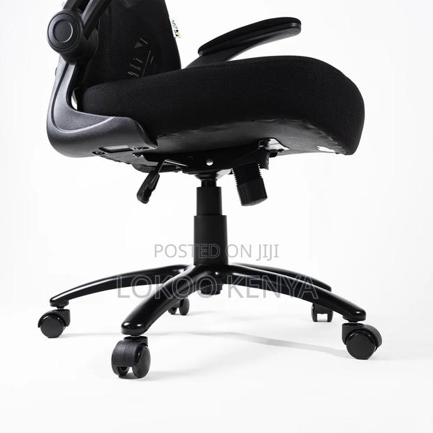 Office Chair ; Flipping Arms Ergonomic Seat - thumbnail 10