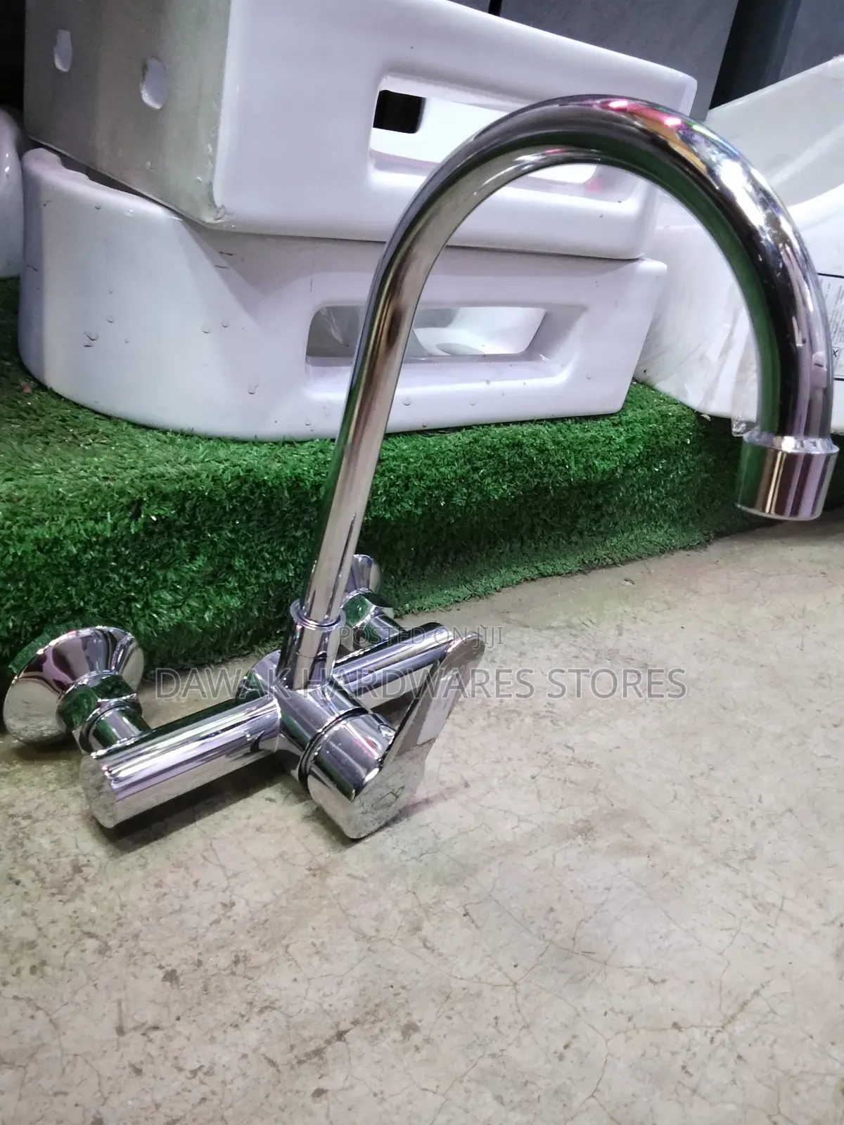 Chrome Wall Mounted Mixer