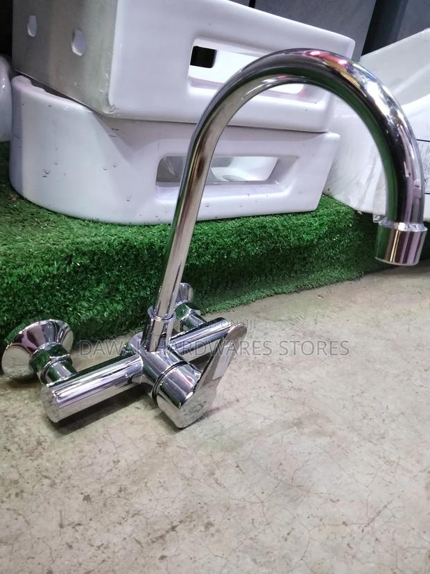 Chrome Wall Mounted Mixer - main view