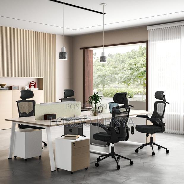 Office Chair ; Flipping Arms Ergonomic Seat - thumbnail 19