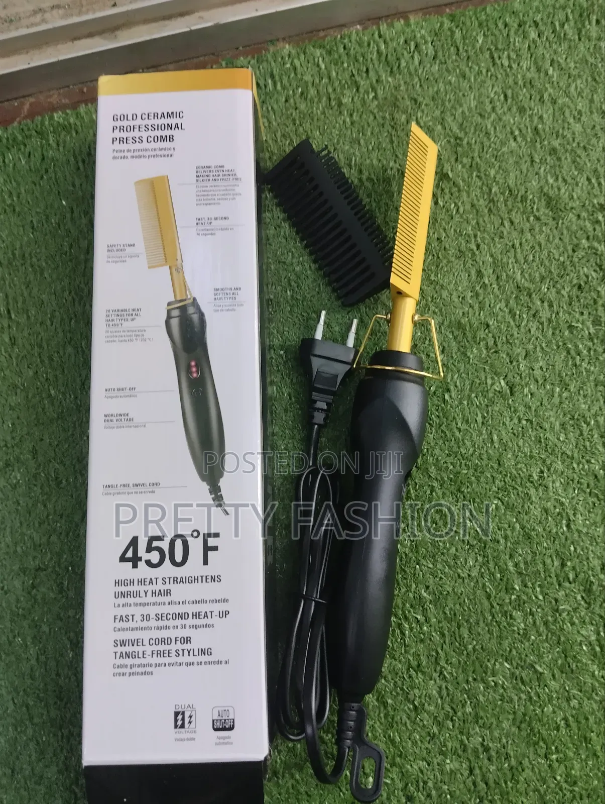 Electric Hot Comb For Hair And Wigs