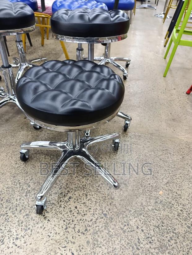 Adjustable Black Lab Stools - main view