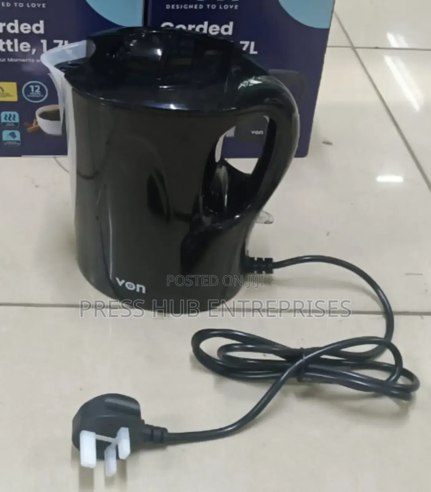 Von 1.7l Cordless Kettle**