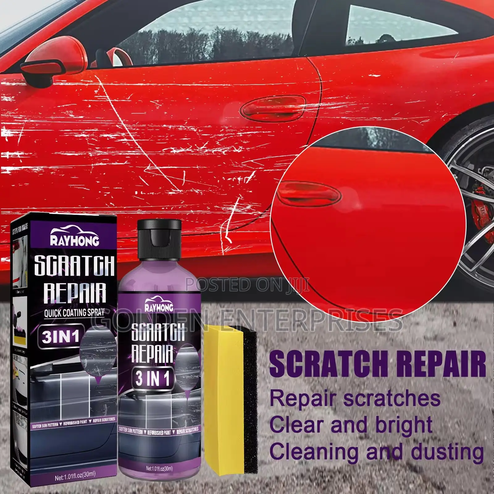 Scratch Repair 3in 1 Quick Coating Spray