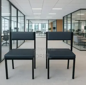 Mid Back Chairs; Space-Efficient Stackable Office Seating Chair
