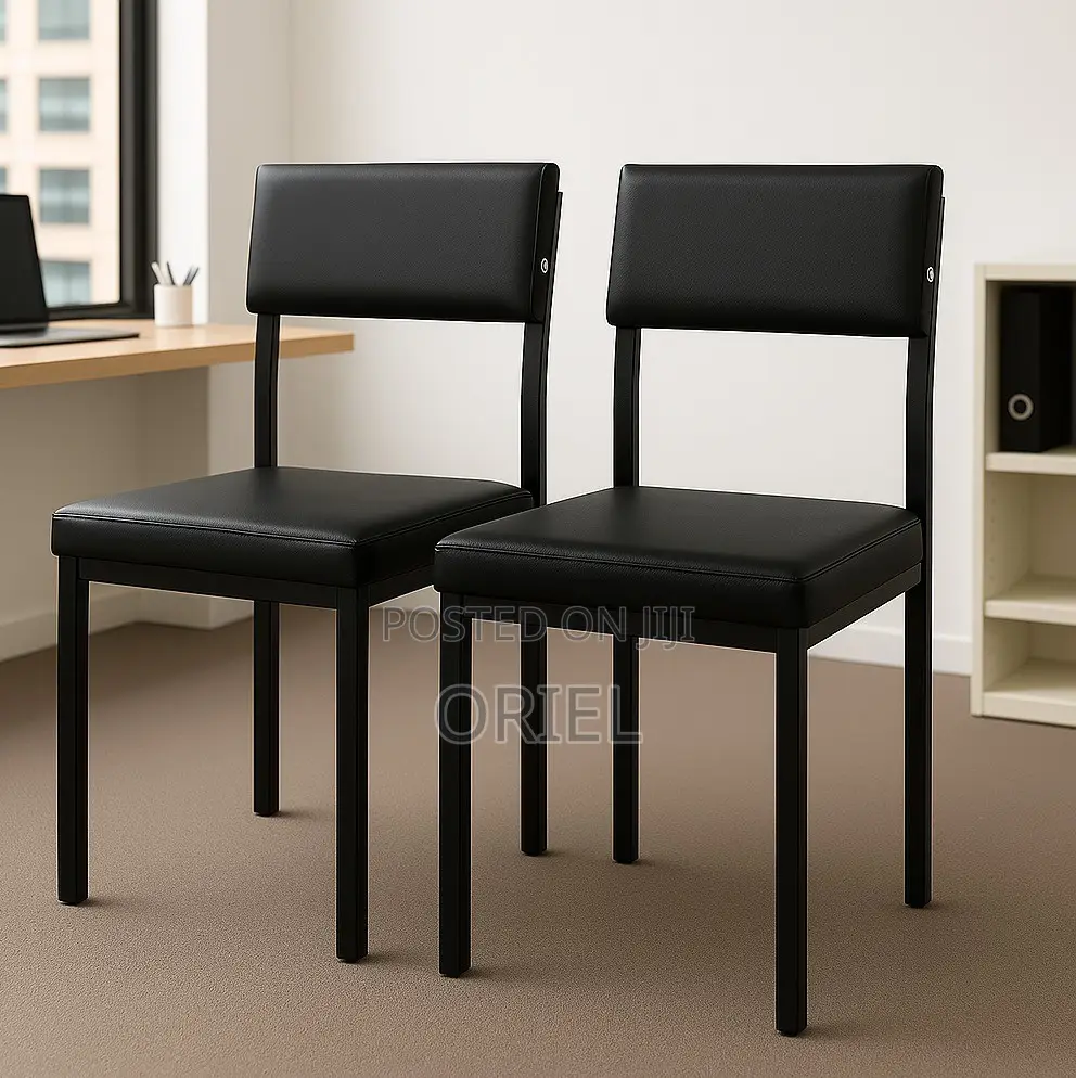 Mid Back Chairs; Space-Efficient Stackable Office Seating Chair