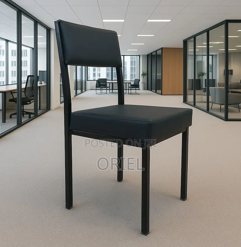 Mid Back Chairs; Space-Efficient Stackable Office Seating Chair
