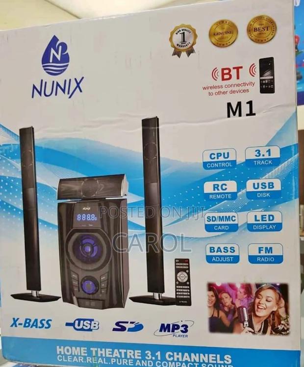 Nunix 3.1ch Nu- M1 Home Theater Speaker System