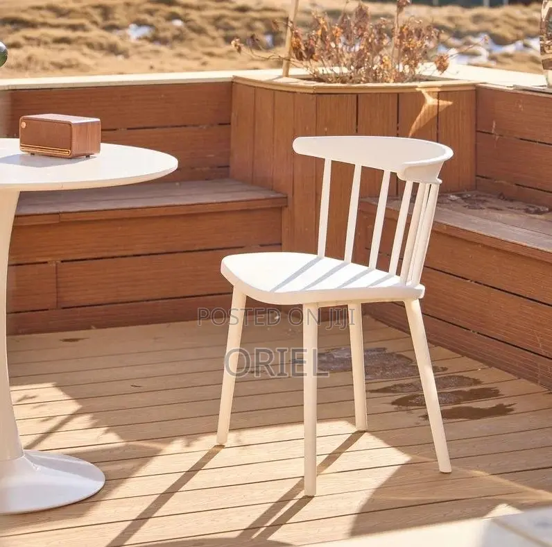 Home Chairs; Space-Saving Nordic Plastic Home Chair