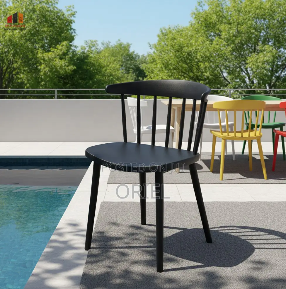 Home Chairs; Space-Saving Nordic Plastic Home Chair