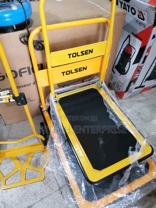 Tolsen Foldable Platform Hand Truck for Transporting Heavy Loads. - main view