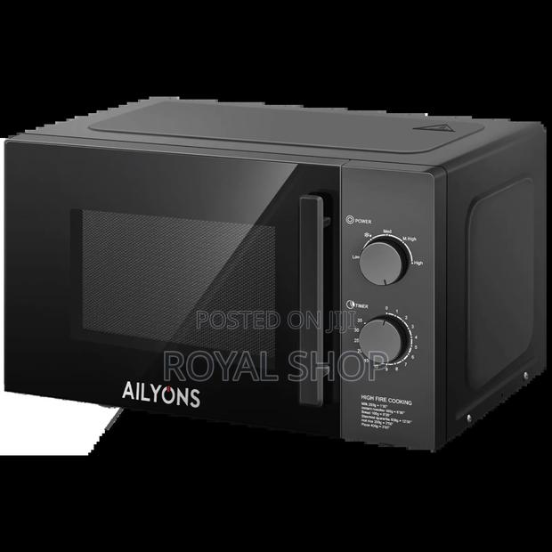 Ailyons Black Manual Microwave 20litres