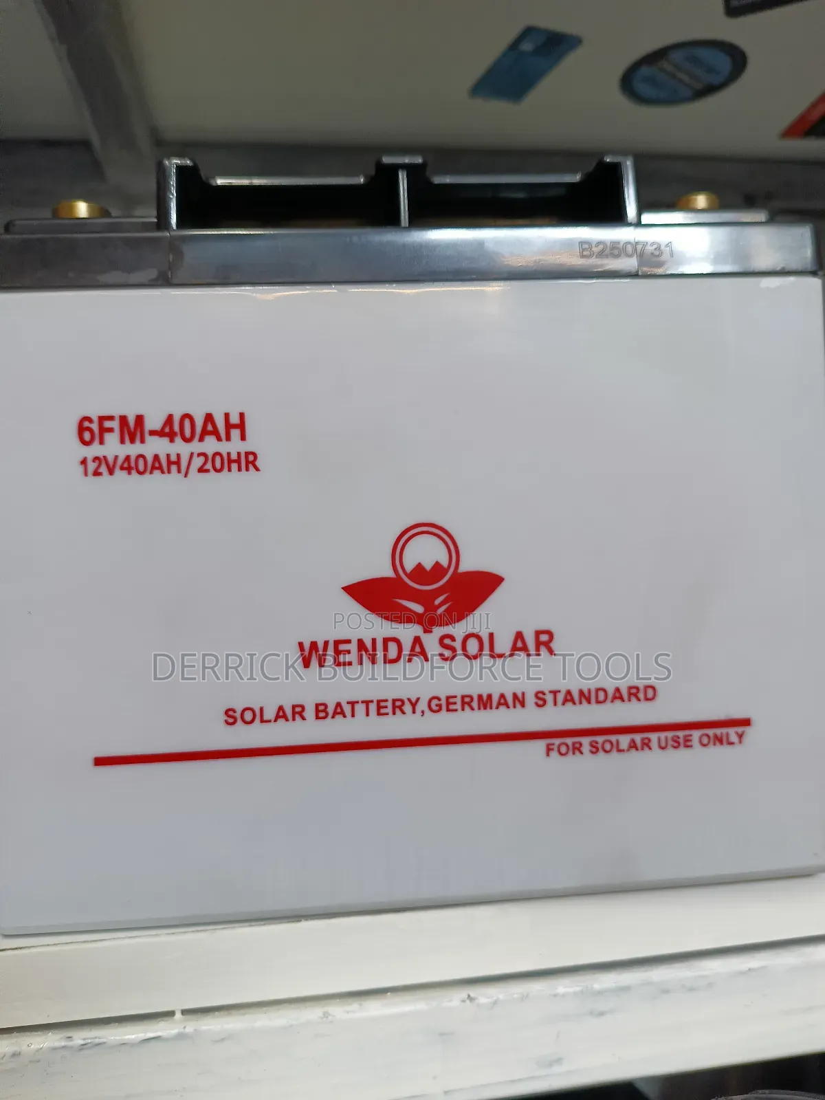 Wenda 12v 40ah/20hr Solar Battery