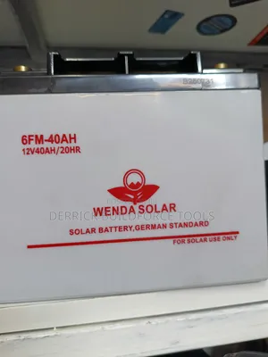 Wenda 12v 40ah/20hr Solar Battery
