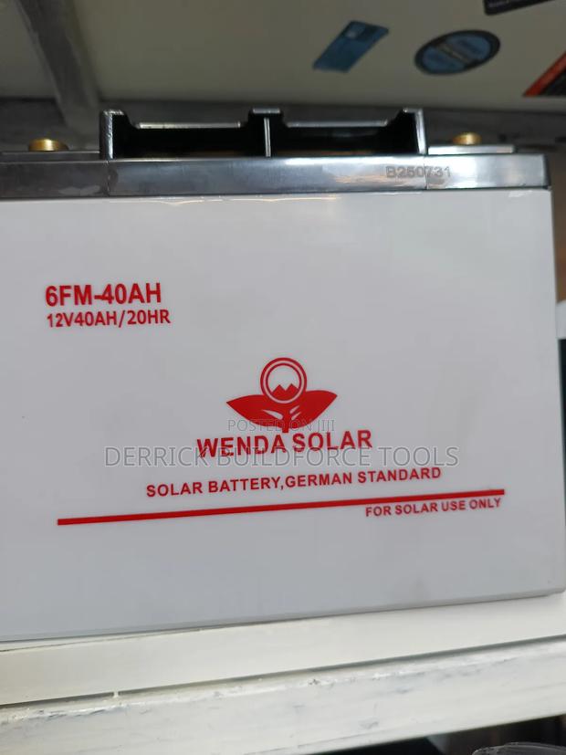 Wenda 12v 40ah/20hr Solar Battery - thumbnail 2