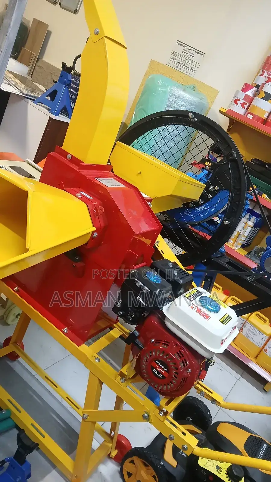 High Speed Chaff Cutter With Engine 7.5hp