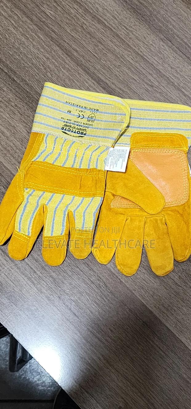Heavy Duty High Quality Rigger Leather Gloves - thumbnail 2