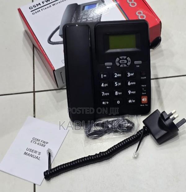 Gsm Fwp 6588 Fixed Wireless Phone - With Sim Card Slot, - main view