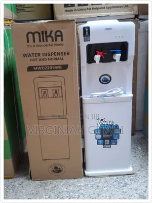 Black White Mika Free Standing Water Dispenser