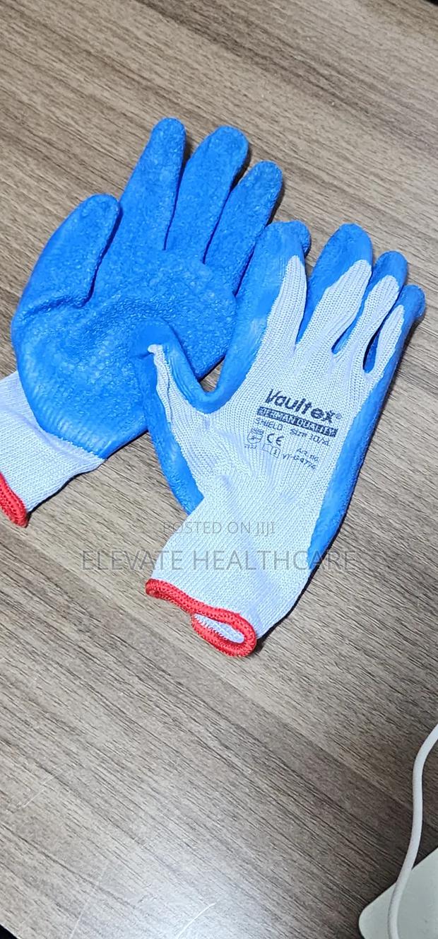 Vaultex Diamond Grip Gloves,Latex Coated Safety Gloves - thumbnail 2