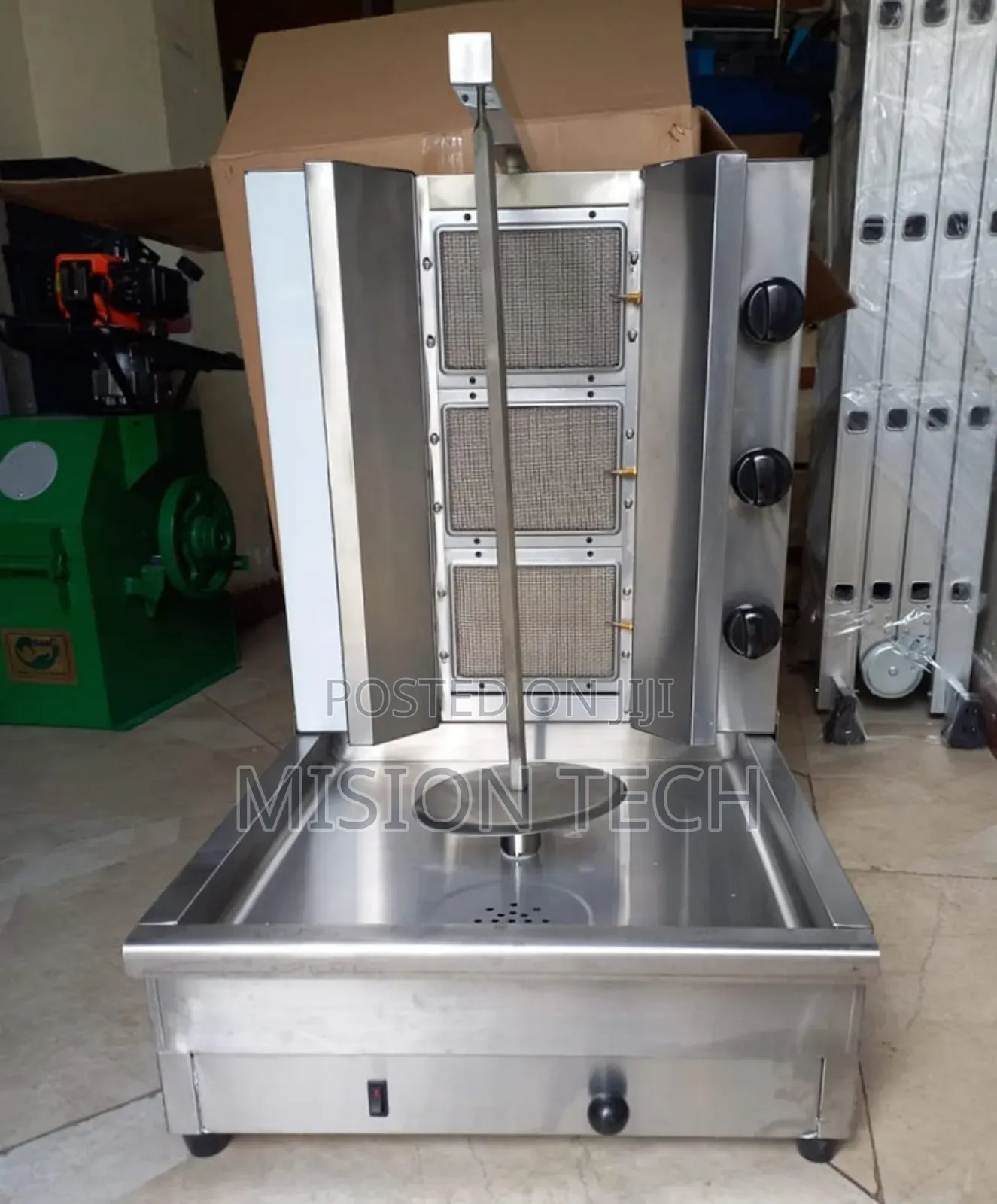 Commercial Shawarma 3 Gas Burner Machine