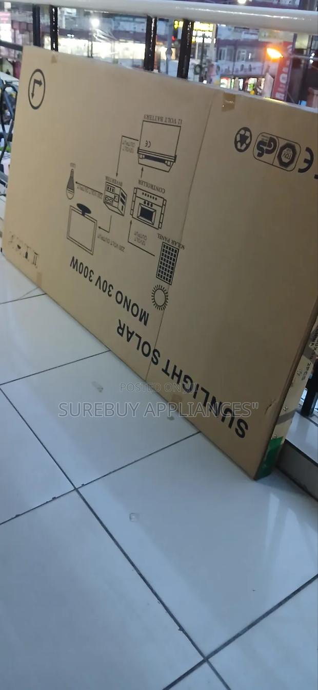 Sunlight 300 W Monocrystalline Solar Panel – 36v High Output - main view