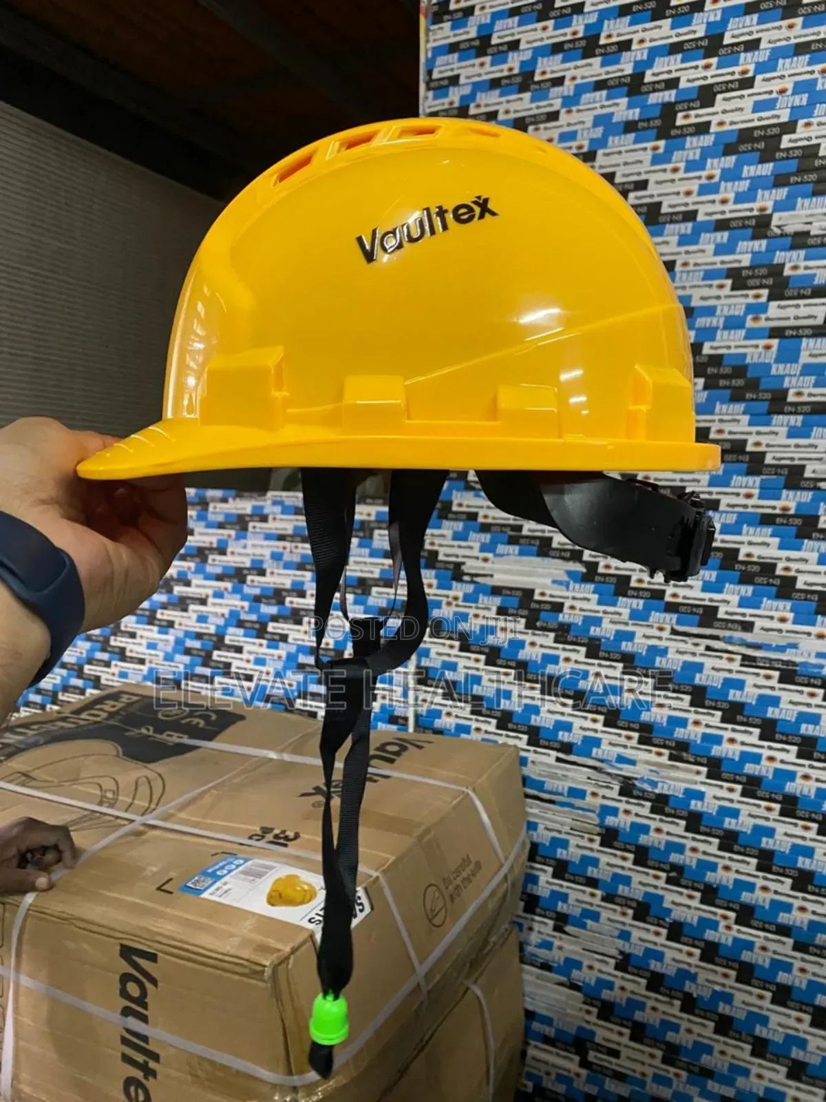 Vaultex Heavy Duty Four Point Chinstrap Helmet With Adjustable Knob