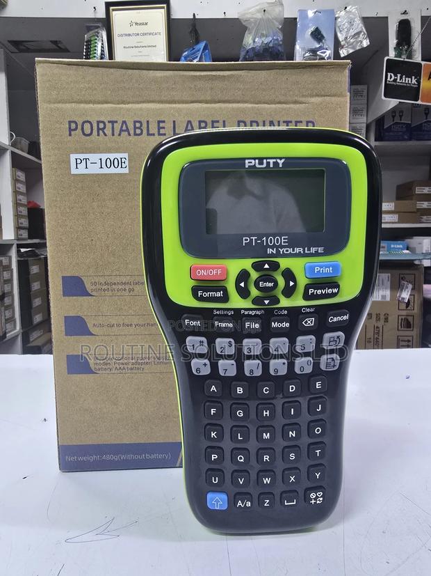 Portable Rechargeable Label Printer - main view
