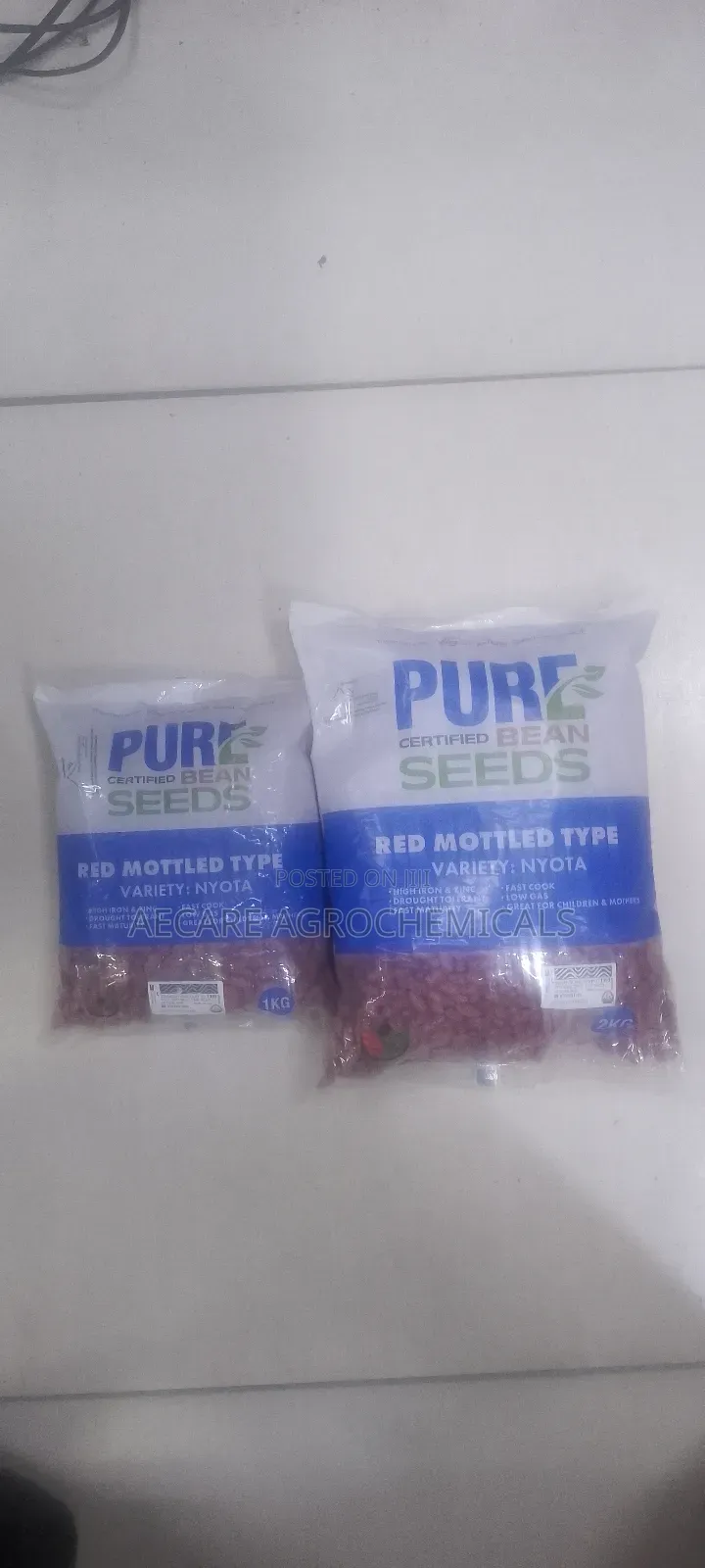 Nyota Beans Seeds 1kg, 2kg , Pure Certified Bean Seeds