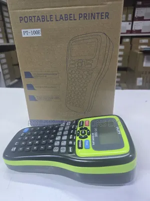 Portable Rechargeable Label Printer Machine Pt-100-E