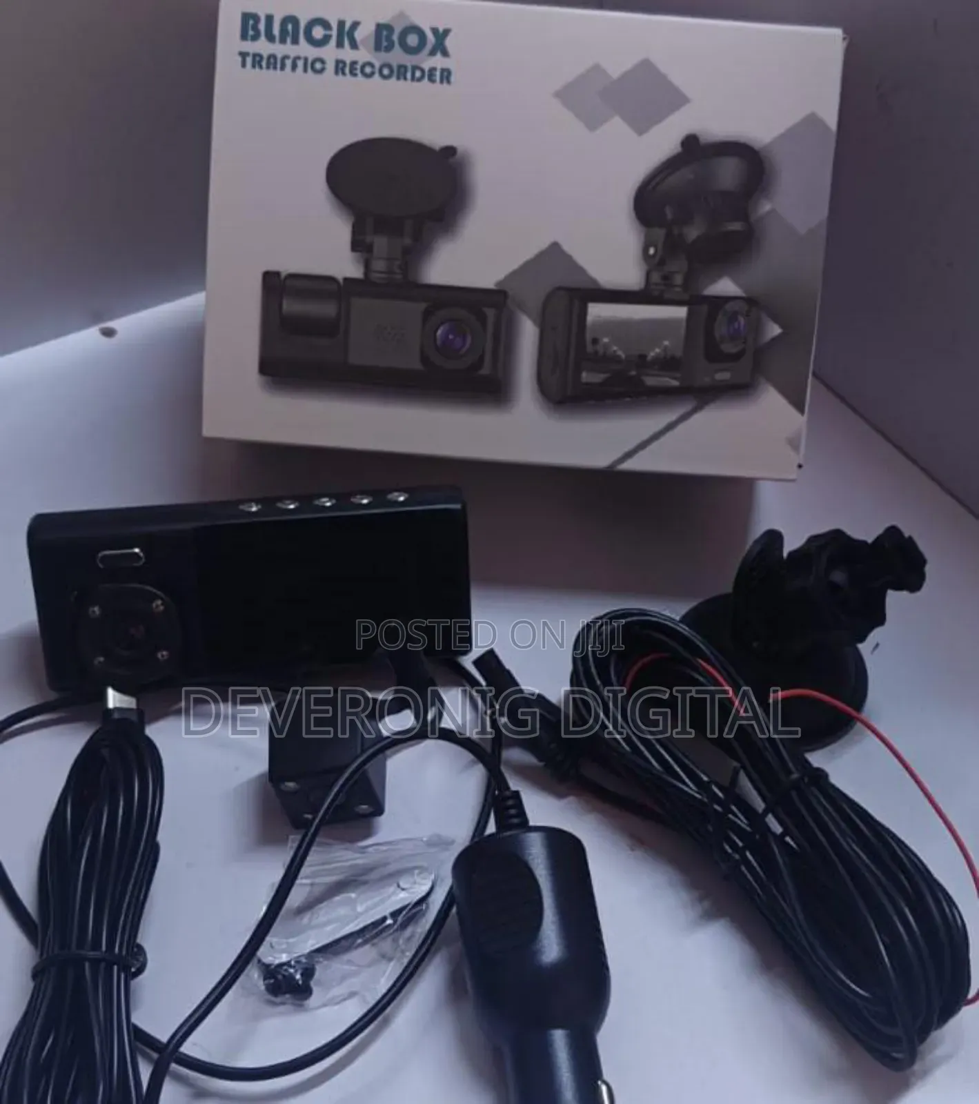 3in1dash Board Camera With Front View,Inside View Ear Reverse Camera