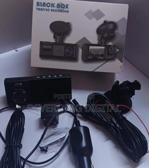 3in1dash Board Camera With Front View,Inside View Ear Reverse Camera - main view