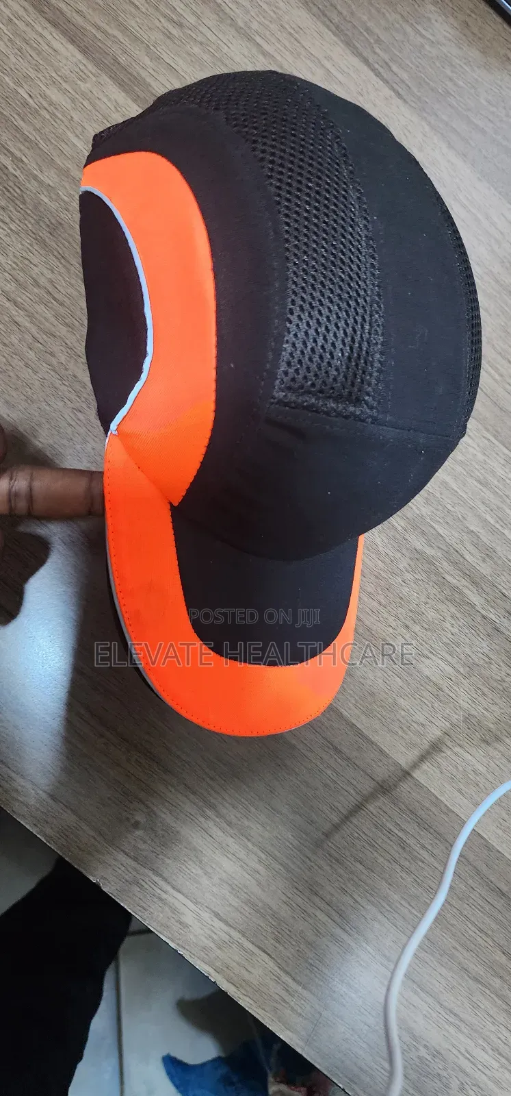 Jsp Black/Orange Safety Bumpcap